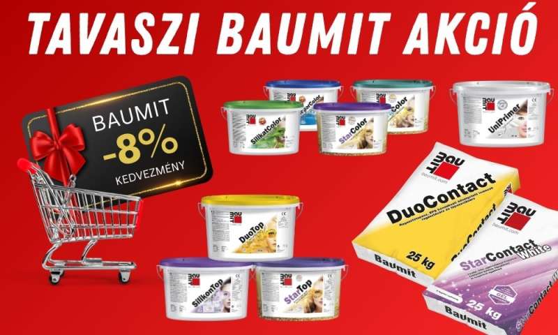 Tavaszi Baumit AKCIÓ a GRaS-nál 
