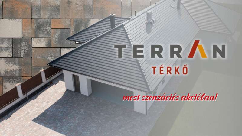 Terrán kombi térkő – stílusos burkolat most akciós áron!