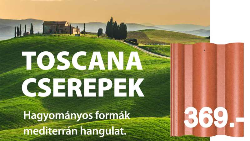 Leier tetőcserép akció